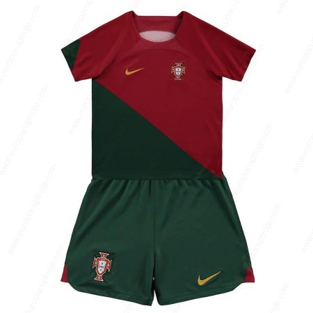 Portugal Hjemmebanetrøje Fodboldsæt til børn 2022