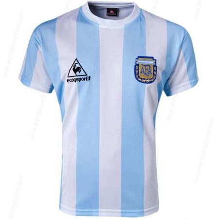 Retro Argentina Hjemmebanetrøje Fodboldtrøje 1986
