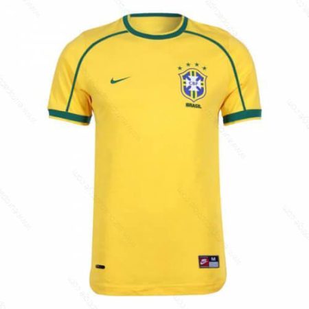 Retro Brasilien Hjemmebanetrøje Fodboldtrøje 1998
