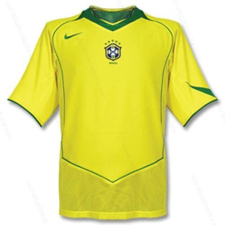 Retro Brasilien Hjemmebanetrøje Fodboldtrøje 2004