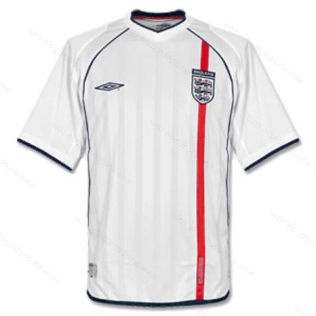 Retro England Hjemmebanetrøje Fodboldtrøje 2002
