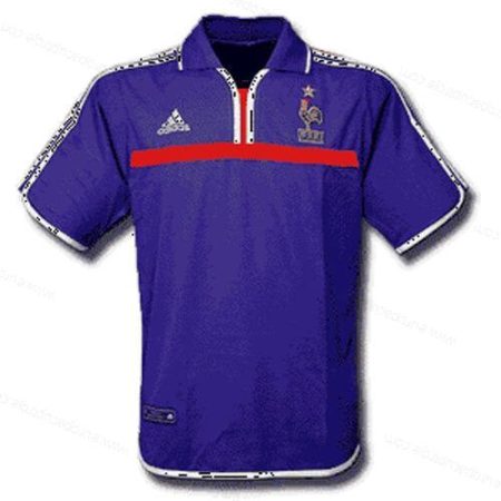 Retro Frankrig Hjemmebanetrøje Fodboldtrøje 2000