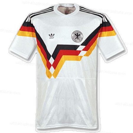 Retro Tyskland Hjemmebanetrøje Fodboldtrøje 1990