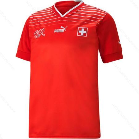 Schweiz Hjemmebanetrøje Fodboldtrøje 2022