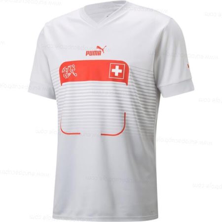 Schweiz Udebanetrøje Fodboldtrøje 2022