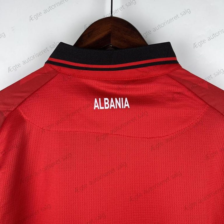 Billige Albanien Hjemmebane fodboldtrøje 23/24 – UEFA Euro 2024