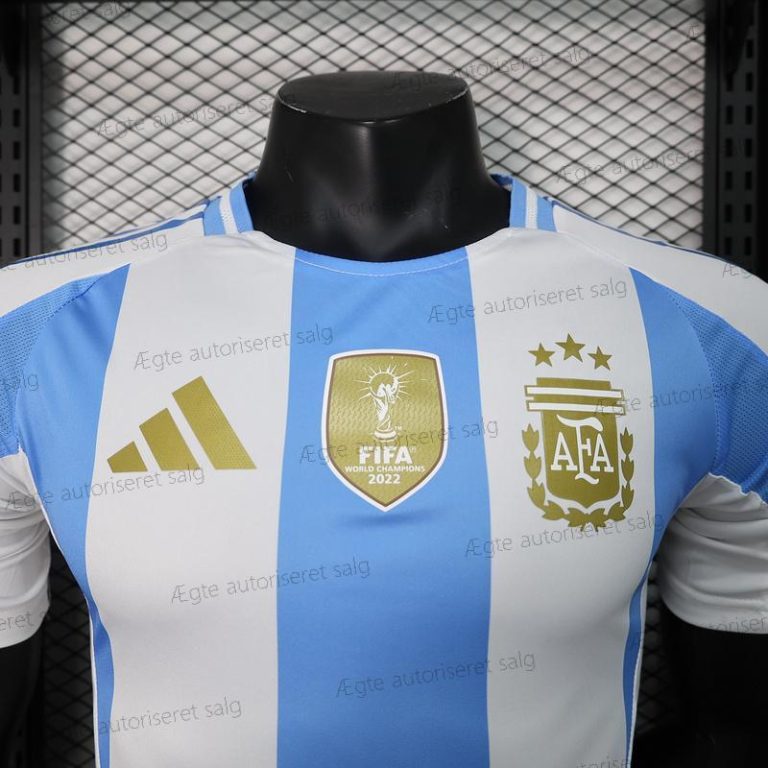 Billige Argentina Hjemmebane Player Version fodboldtrøje 24/25