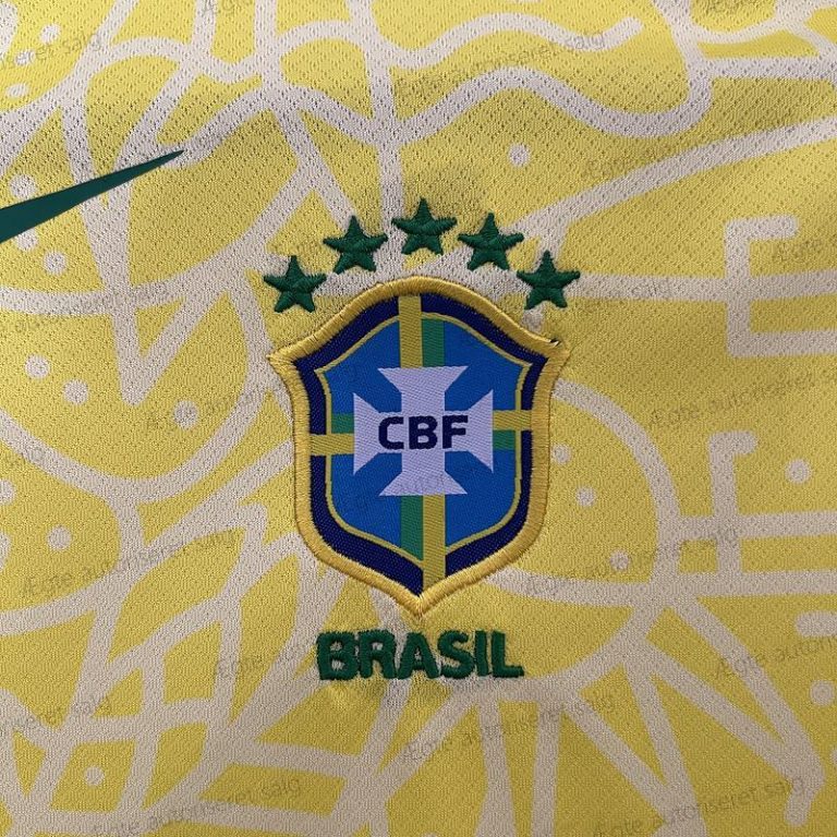 Billige Brasilien Hjemmebane Baby fodboldsæt 24/25
