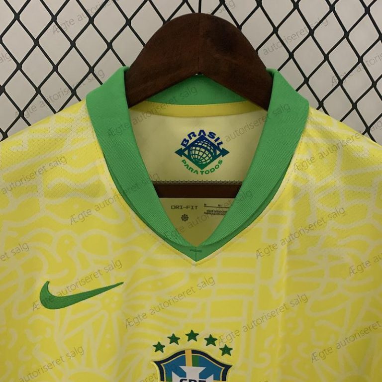 Billige Brasilien Hjemmebane fodboldtrøje 24/25