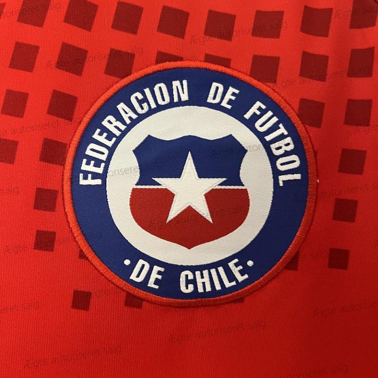 Billige Chile Hjemmebane fodboldtrøje 24/25
