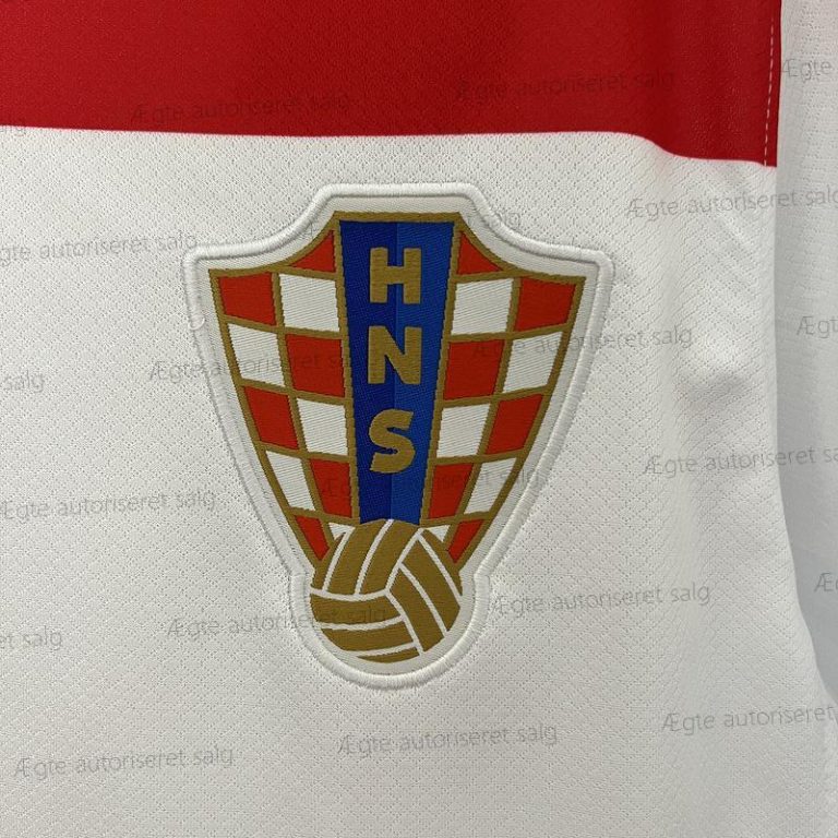 Billige Kroatien Hjemmebane fodboldtrøje 24/25 – UEFA Euro 2024