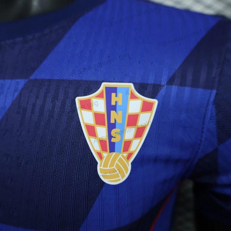 Billige Kroatien Udebane Player Version fodboldtrøje 24/25 – UEFA Euro 2024