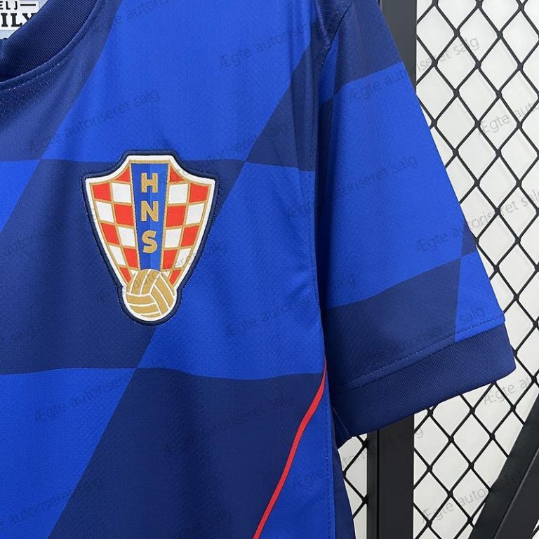Billige Kroatien Udebane fodboldtrøje 24/25 – UEFA Euro 2024