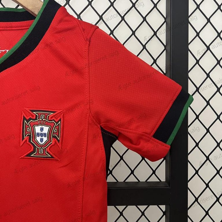 Billige Portugal Hjemmebane Børne fodboldsæt 24/25 – UEFA Euro 2024