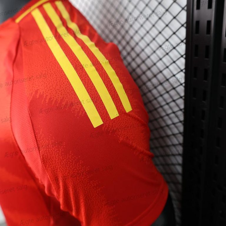 Billige Spanien Hjemmebane Player Version fodboldtrøje 24/25 – UEFA Euro 2024