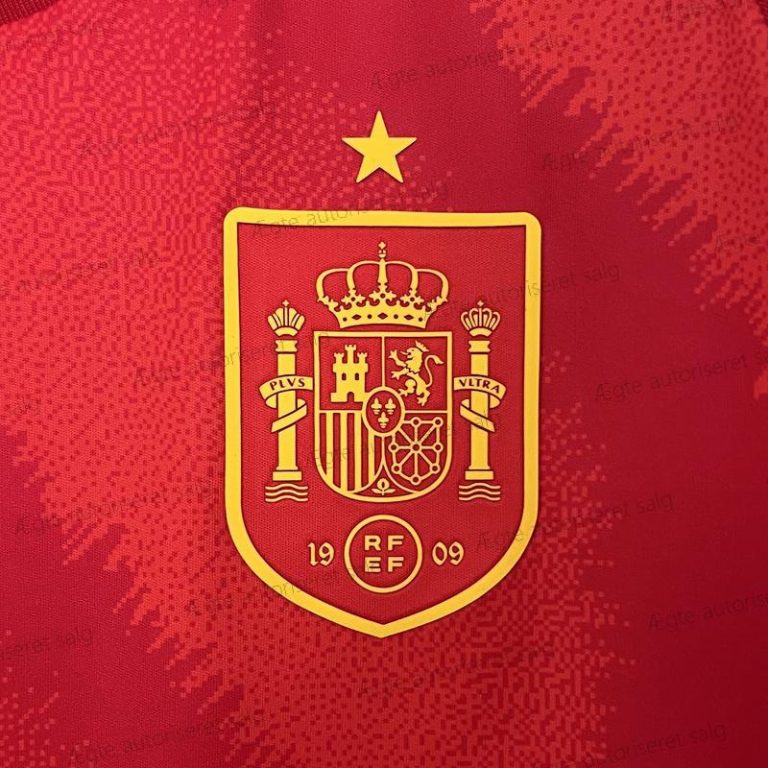 Billige Spanien Hjemmebane fodboldtrøje 24/25 – UEFA Euro 2024